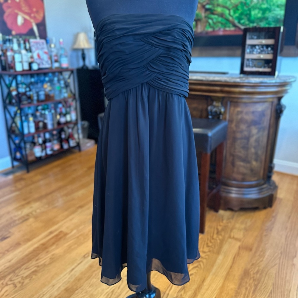 WHBM Strapless Black Dress